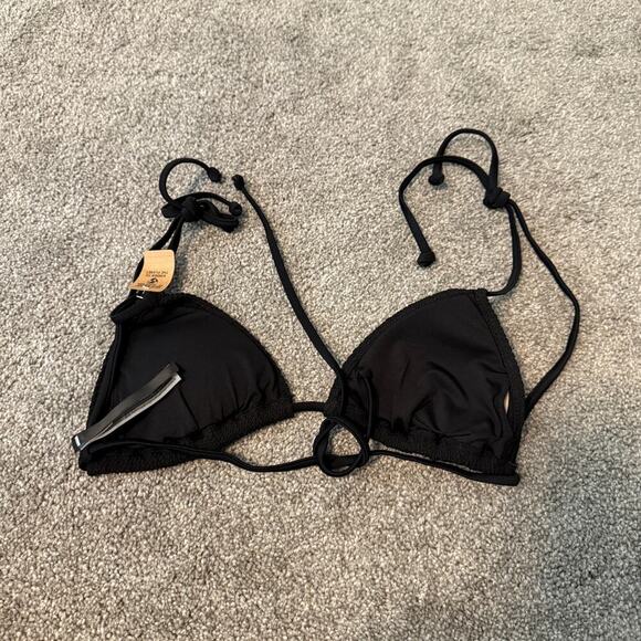 NWT Victoria’s Secret Pink Crinkle Triangle Bikini Top Size Large - Picture 4 of 4